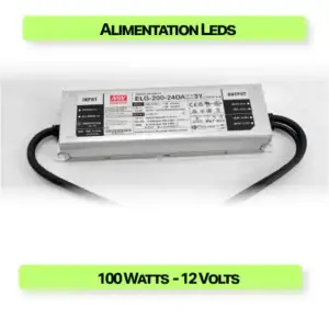 Alimentation LED 12V 100W Meanwell ELG-100-12