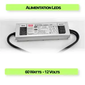 Alimentation 60W 12V pour enseigne LED