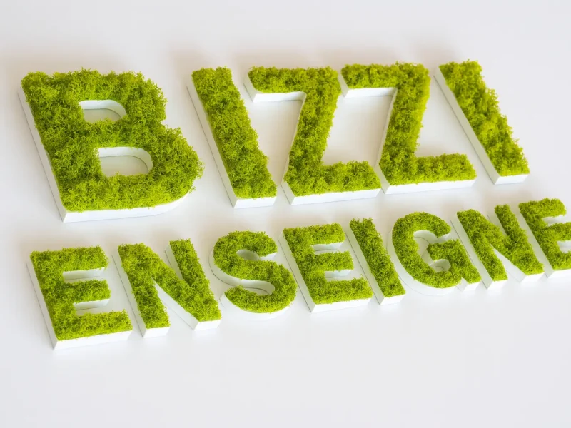 Lettres végétales – Bizzi Enseigne