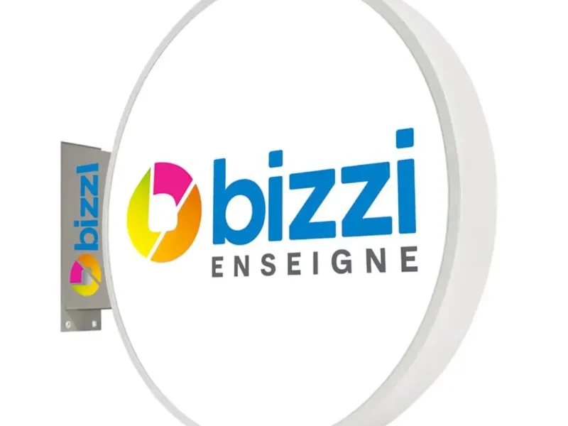 Caisson lumineux rond – Bizzi Enseigne