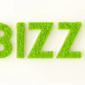 logo bizzi enseigne en mousse stabilisée vert citron synthétique 250 g pour enseigne intérieure