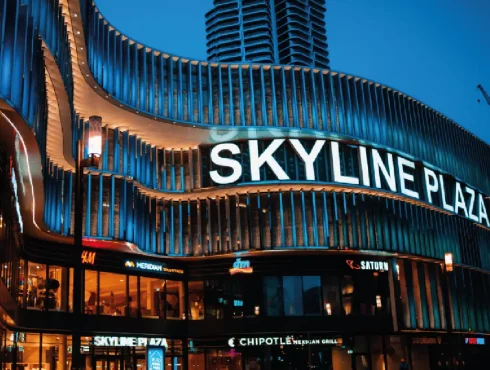 Enseigne lumineuse LED avec éclairage intégré pour visibilité de nuit